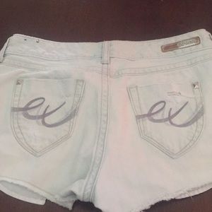 Express denim shorts